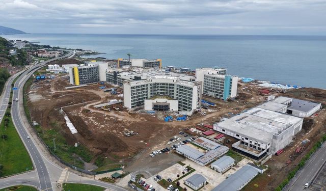 Trabzon Şehir Hastanesi inşaatının yüzde 75'i tamamlandı