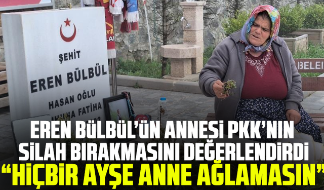 Eren Bülbül'ün Annesi PKK’nın Silah Bırakmasını değerlendirdi: “Hiçbir Ayşe Anne Ağlamasın”