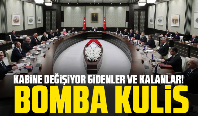 Kabine değişiyor gidenler ve kalanlar! Bomba kulis