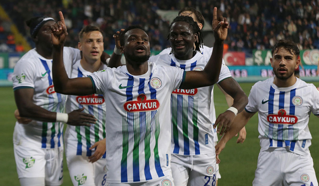 Çaykur Rizespor Süper Lig’de kalmayı Garantiledi