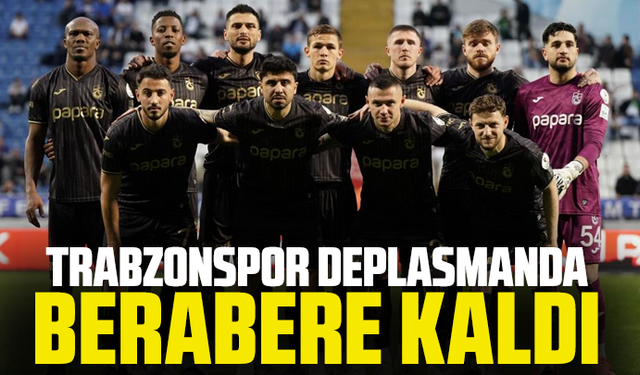 Trabzonspor'un serisi Kasımpaşa'da sona erdi!