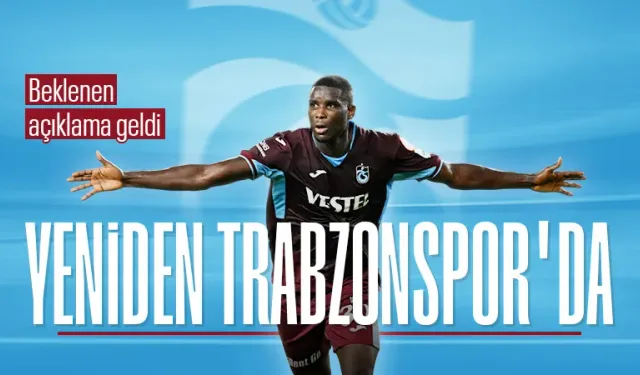 Trabzonspor Paul Onuachu'yu resmen açıkladı