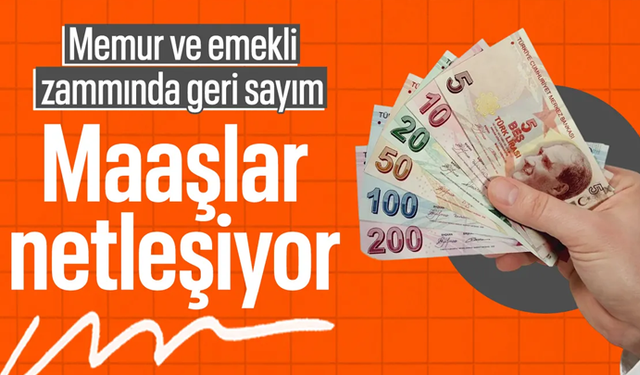 Memur ve emekli maaş zammı  belli oluyor