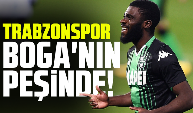 Trabzonspor, Boga'nın peşinde!