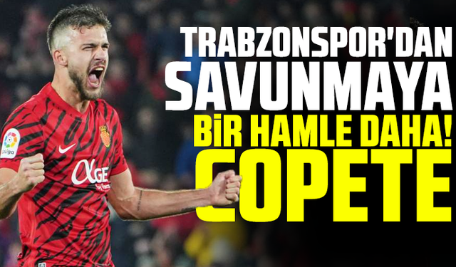 Trabzonspor'dan savunmaya bir hamle daha!