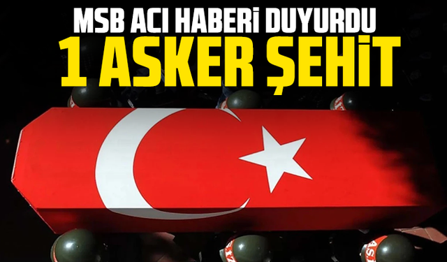 Askeri araç kazası! Bir kahraman şehit oldu