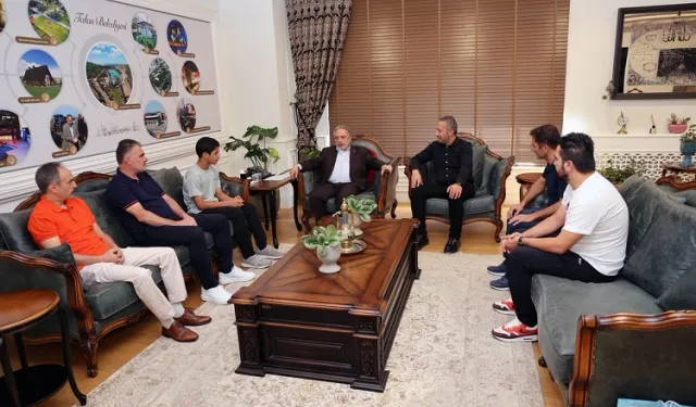 Mustafa Çiğdem'den Başkan Yalçın'a ziyaret