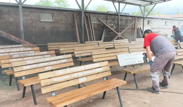 Ordu’nun parkları kendi atölyelerinde şekilleniyor