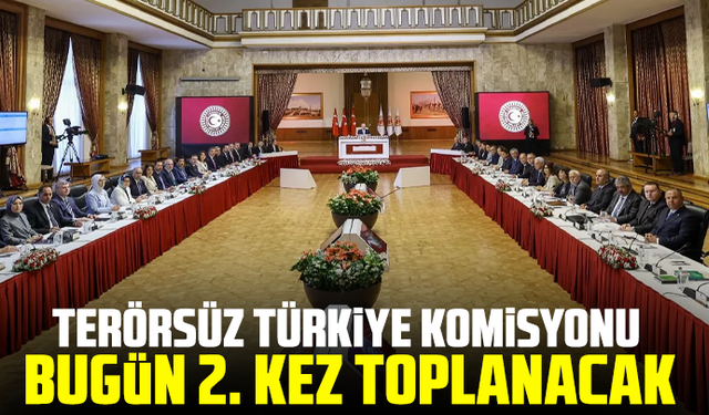Terörsüz Türkiye Komisyonu bugün 2. kez toplanacak