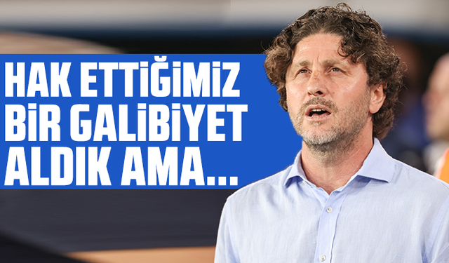 Fatih Tekke: "Hak ettiğimiz bir galibiyet aldık"
