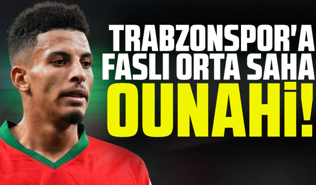 Trabzonspor'a Faslı orta saha: Azzedine Ounahi!