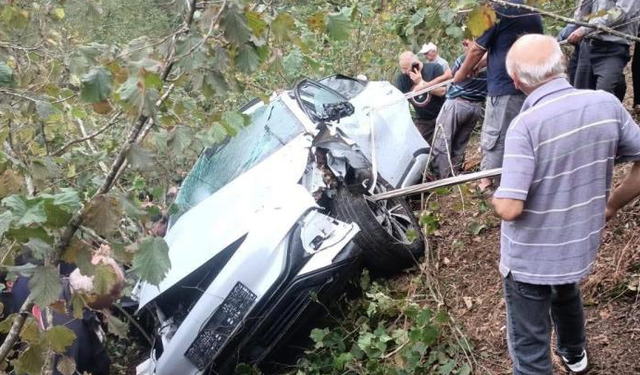Giresun’da feci kaza: 1 ölü, 2 yaralı
