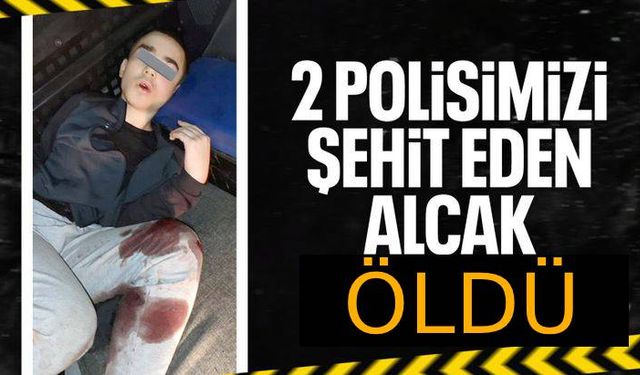 İzmir'de polislerimizi şehit eden katil öldü