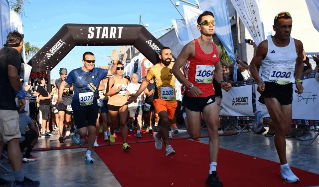 Ayvalık’ta maraton coşkusu: 24 ülkeden 1300 sporcu Balıkesir’de buluştu