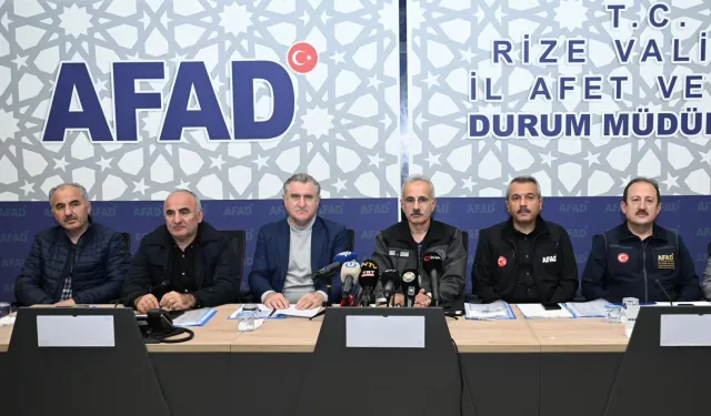 Bakan Uraloğlu: Rize selinde can kaybı yok... Yol ve altyapı çalışmaları sürüyor