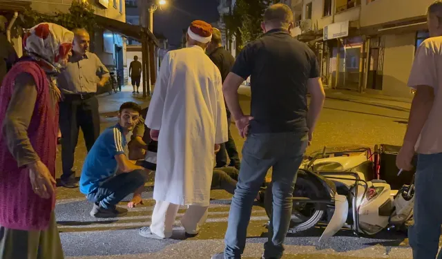 Düzce'de otomobil motosiklete çarptı