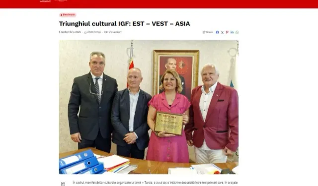İzmit’in kültürel iş birliği Romanya basınında