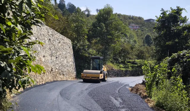 Trabzon’un 18 ilçesinde yollar yenileniyor