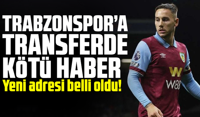 Trabzonspor'a transferde kötü  haber