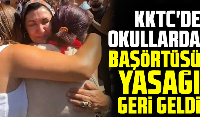 KKTC'de liselerde başörtüsünü serbest bırakan tüzük iptal edildi