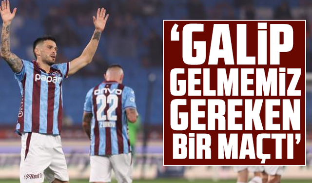 Okay Yokuşlu “Galip gelmemiz gereken bir maçtı”