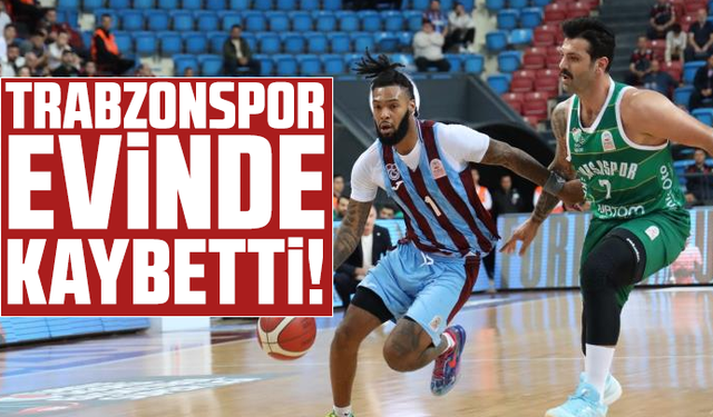 Trabzonspor Evinde Kaybetti!