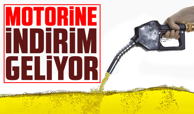 Motorine indirim geliyor