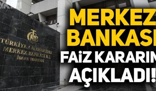 TCMB'den son dakika faiz kararı! İndirim kaç puan oldu?