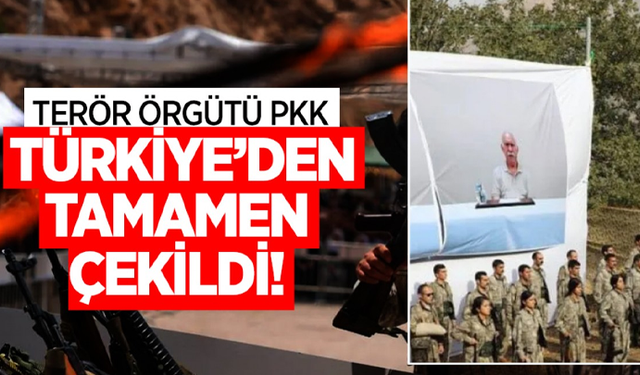 Terör örgütü PKK, Türkiye'den tamamen çekiliyor