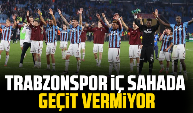 Trabzonspor iç sahada geçit vermiyor: İşte rakamlar