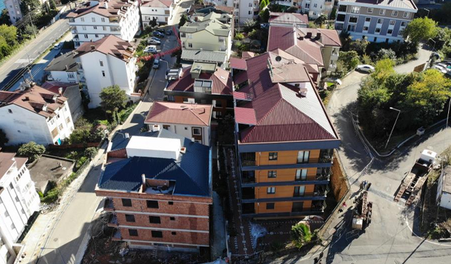 Ordu'da inşaat kazısı 2 binayı kullanılamaz hale getirdi