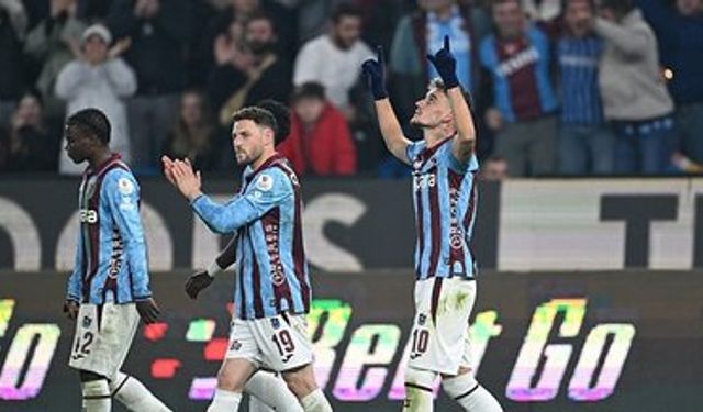 Trabzonspor 3 puanı 3 golle aldı