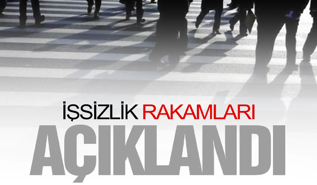 TÜİK açıkladı: İşsizlik rakamları belli oldu