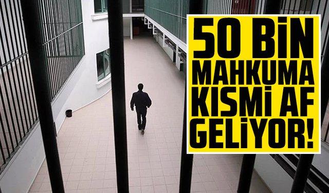 50 bin mahkuma kısmi af geliyor!