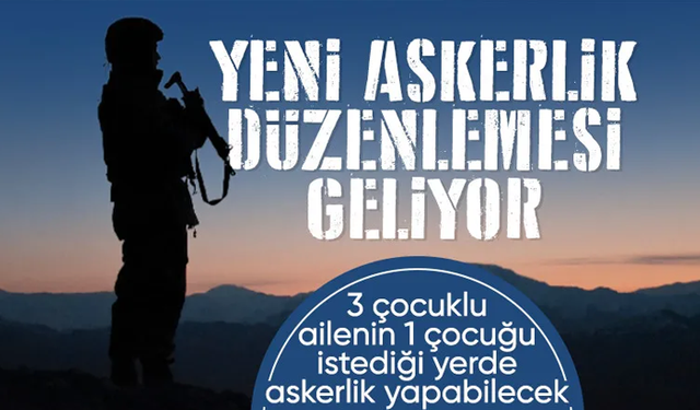 Yaşar Güler'den çok çocuklu ailelere 'askerlik' müjdesi