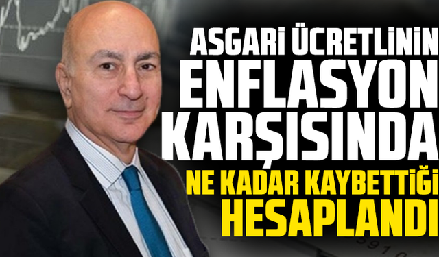 Asgari ücretlinin enflasyon karşısında ne kadar kaybettiği hesaplandı
