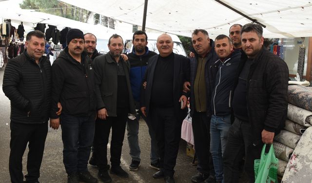 Gökmen Emirzeoğlu "Pazarcı esnafımız için gerekeni yapacağız"