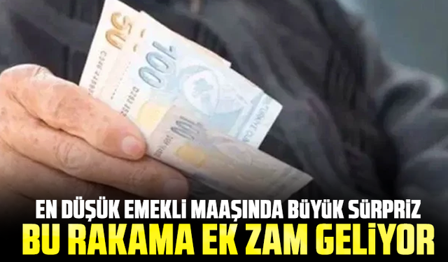 En düşük emekli maaşında büyük sürpriz; Bu rakama ek zam geliyor