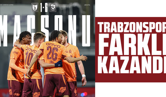 Trabzonspor farklı kazandı