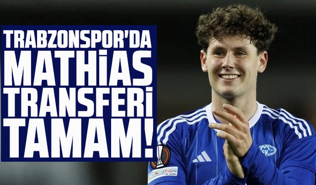 Trabzonspor'da Mathias Lovik transferi tamam!