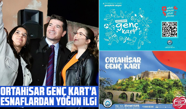 Ortahisar Genç Kart’a Esnaflardan Yoğun İlgi