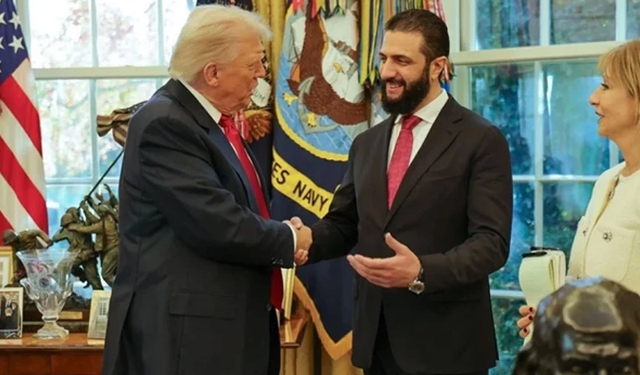 ABD Başkanı Trump, Suriye Cumhurbaşkanı Şara ile görüştü