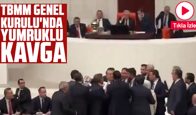 TBMM Genel Kurulu'nda yumruklu kavga