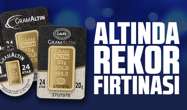 Altında rekor fırtınası