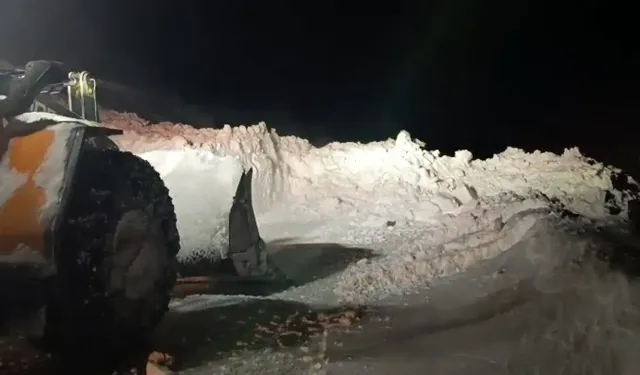 Gümüşhane’de akşam saatlerinde çığ faciası kıl payı atlatıldı