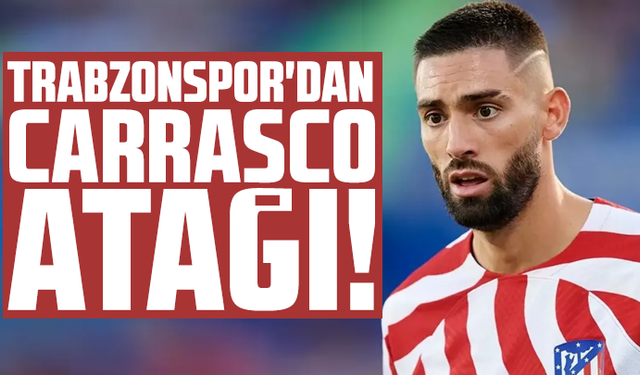Trabzonspor'dan Yannick Carrasco atağı!