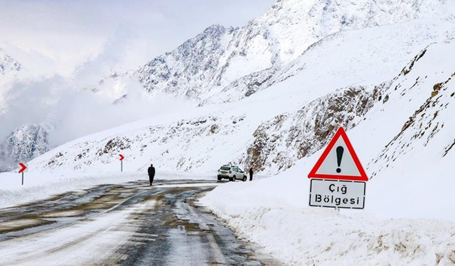 Doğu Karadeniz için çığ uyarısı