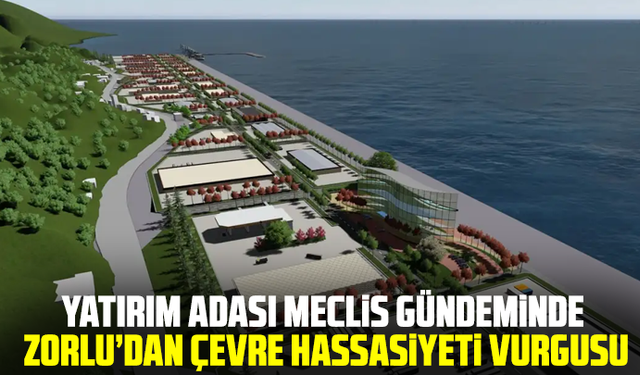 Yatırım Adası Meclis Gündeminde: Zorlu’dan Çevre Hassasiyeti Vurgusu