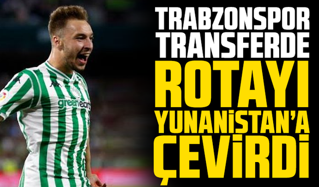 Trabzonspor yeni golcüsünü Yunanistan'dan aramaya devam ediyor!