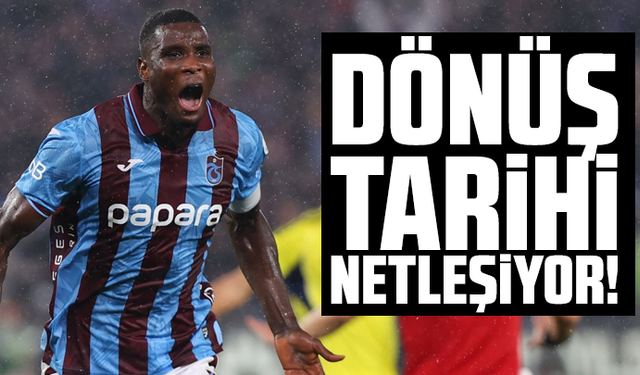 Onuachu'nun dönüş tarihi netleşiyor!